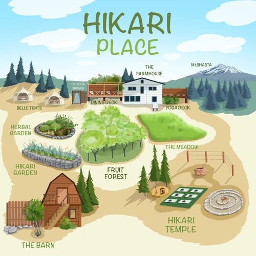 Map for Hikari place