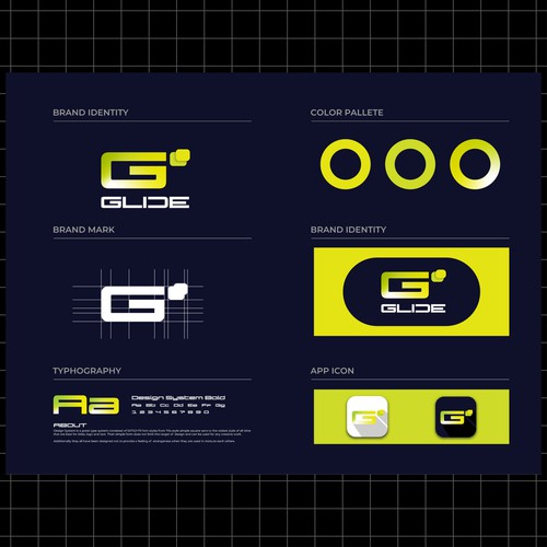 Glide Logo For Brand identity