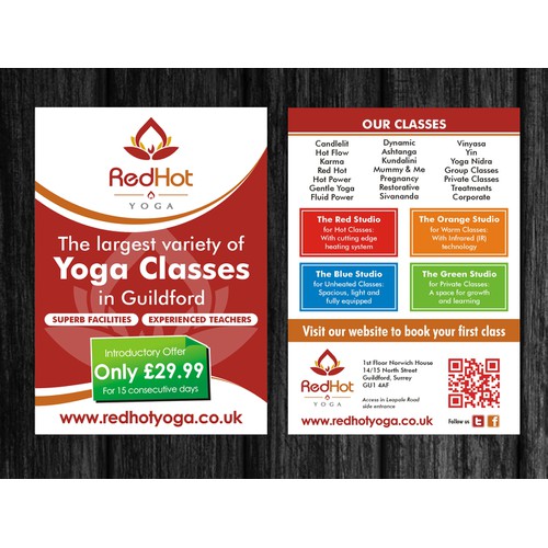 Red Hot Yoga Flyer