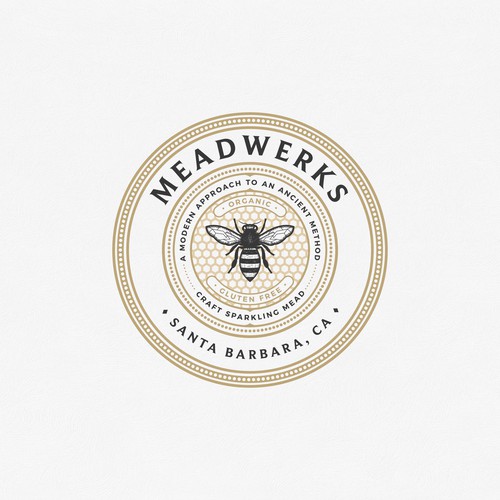 Logo concept for Meadwerks Santa Barbara California