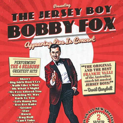Bobby Fox Concert Tour Poster