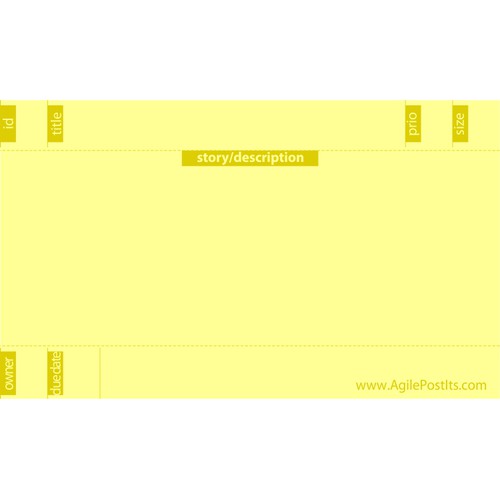 Postit Note Template