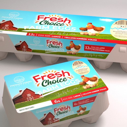Packaging for Fresh Choice Eggs