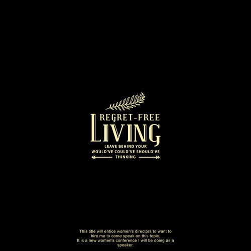 Logo concept for Regret-Free Living