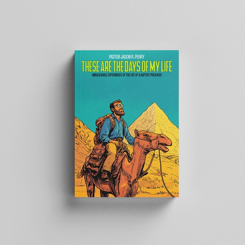 Designing a light, comical read about the crazy life of a baptist preacher