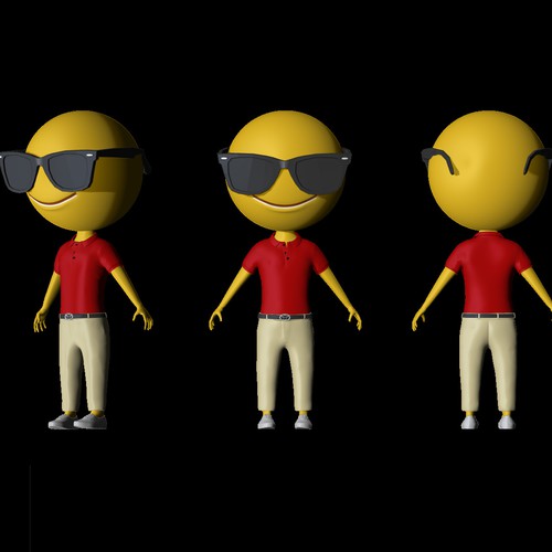 3D emoji character