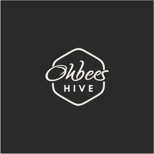 simple-script logo for Ohbees Hive Retail Shop