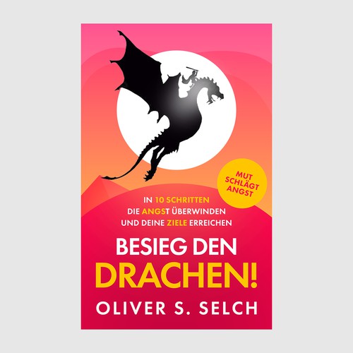 Besiege den Drachen! Book Cover Design Concept