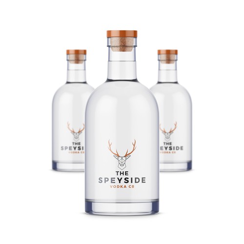 Geometric logo concept for TheSpeyside Vodka co.