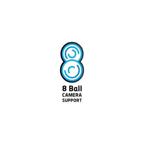 8 Ball Logo for camera support Business