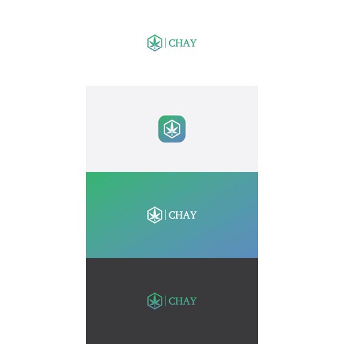 Create a brand logo for Chay, a new medical marijuana delivery app