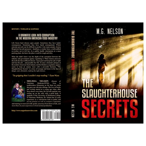 Book cover for "The Slaughterhouse Secrets"