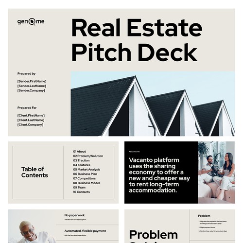 Real Estate Pitch Deck presentation