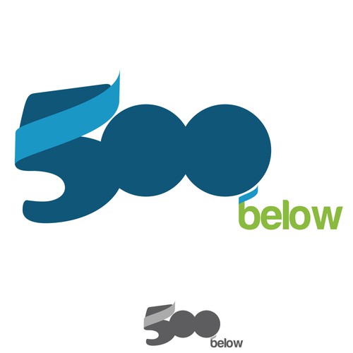 500 below logo