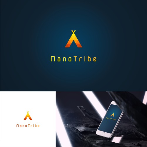 Logo for mobile game company that creates fun games for mobile devices