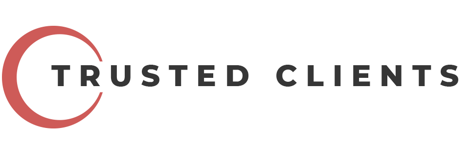 A simple, expensive look logo uses words only that build trust with audience.