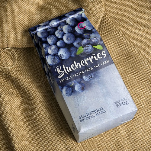 Packaging for Frozen Blueberries