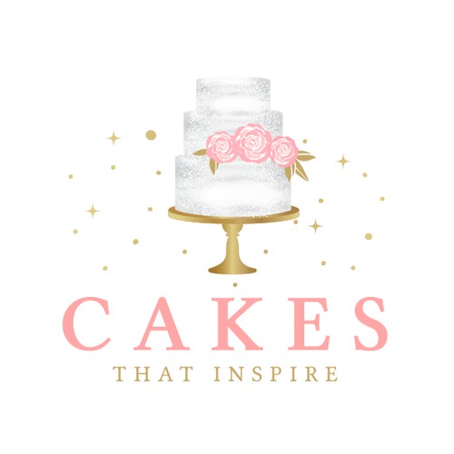 Elegant cake logo