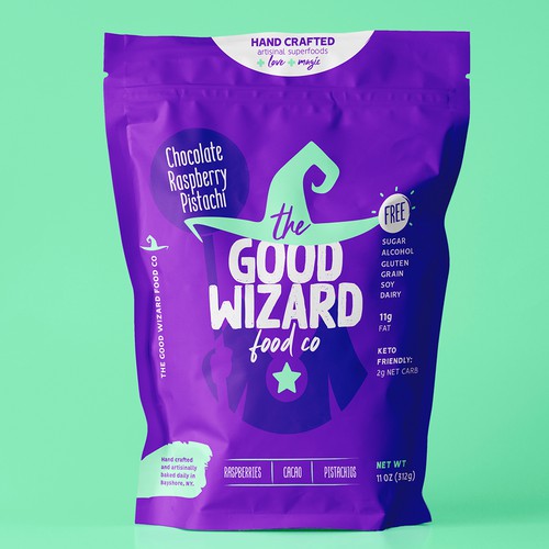 Packaging and logo made for cereal business 