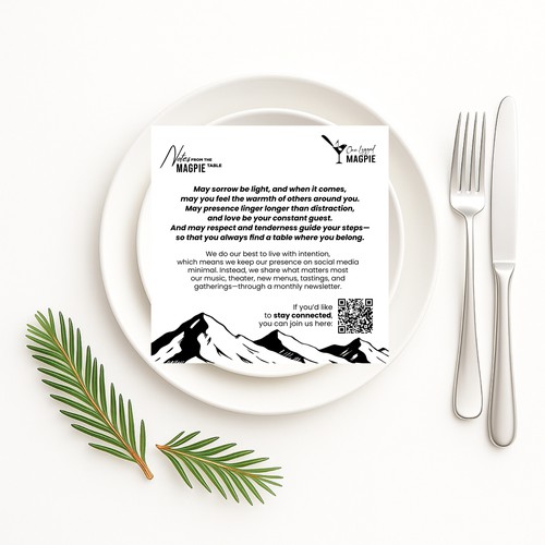 Feedback & Note of Appreciation Card Design