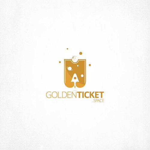 Logo concept for GoldenTicket.Space