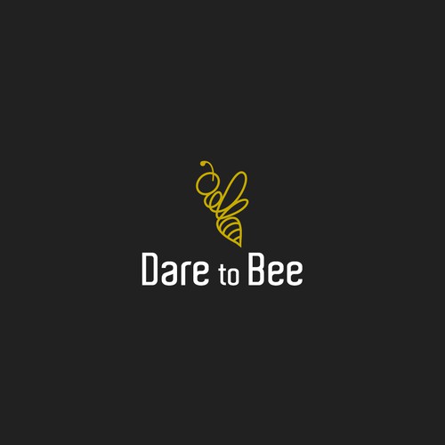 logo concept for Dare to Bee