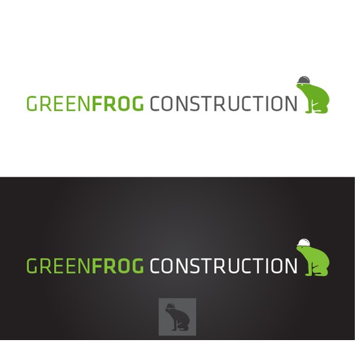 GREENFROG CONSTRUCTION needs a new logo