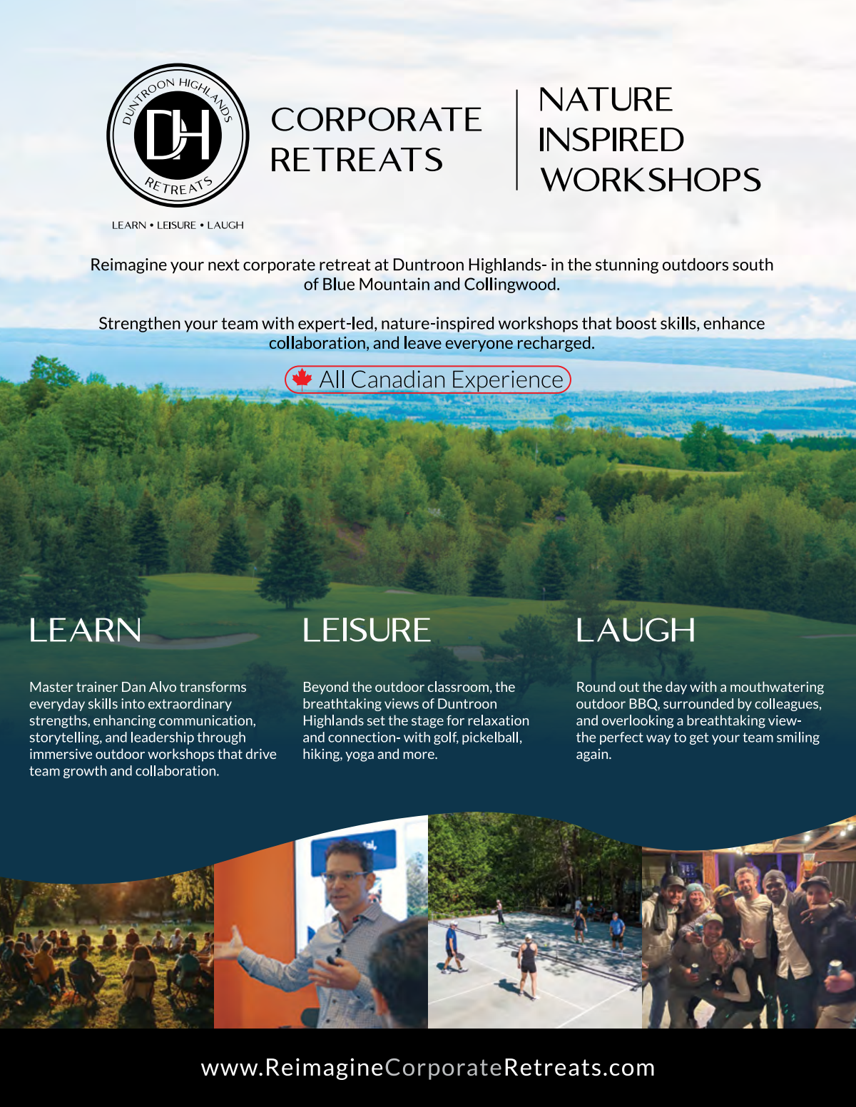 Corporate Retreat Brochure- 3 page version