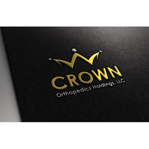 logo and business card for Crown Orthopedics Holdings, LLC