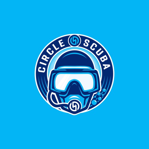 Scuba Diving Instructor YouTube Channel and Website Logo