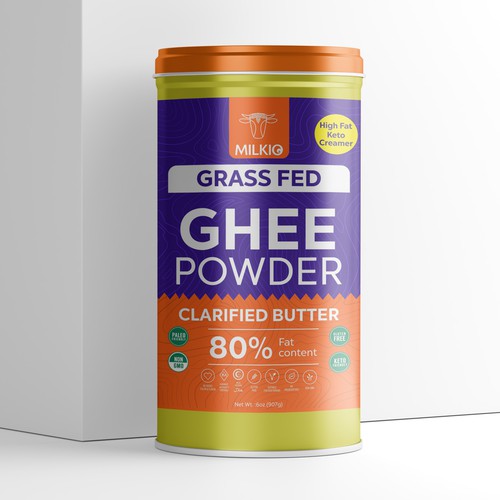 Label Design for Ghee Powder