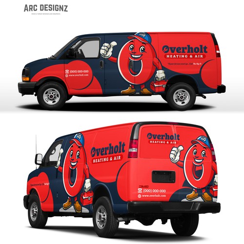 Panel van design for Overholt