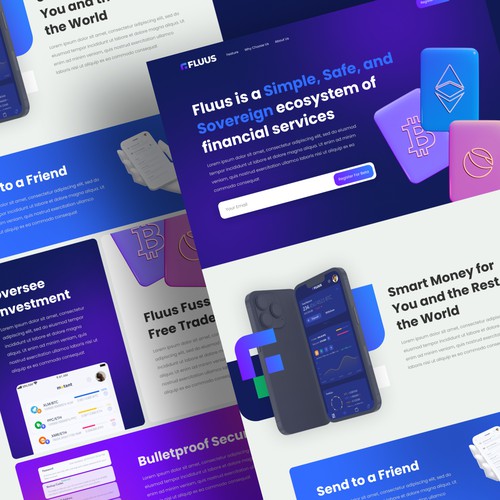 Fluus Landing Page