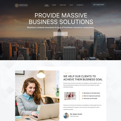 Real Estate website