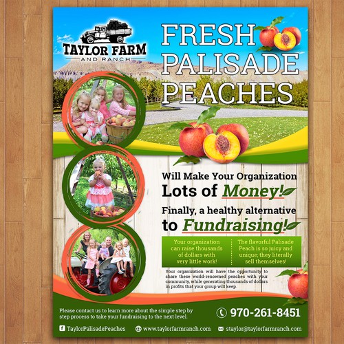 Family Peach Farm needs a fresh, catchy flyer!