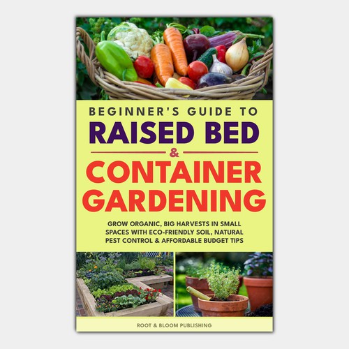 E-book cover design for gardening related content