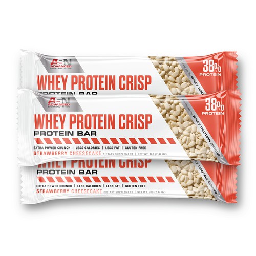 Clean and practical design for new crisp protein bar