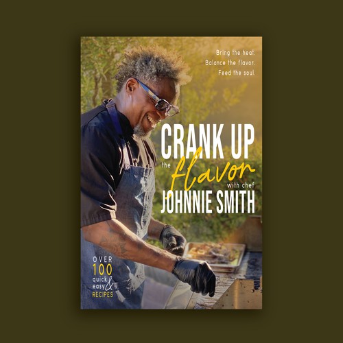 Cookbook cover design 