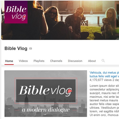 Bible Vlog youtube chanel