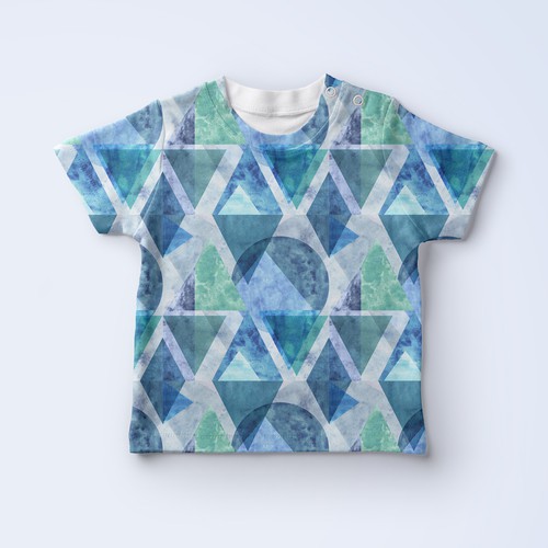 Scandinavian geometric pattern for kids