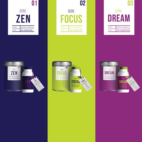 Packaging design for supplements