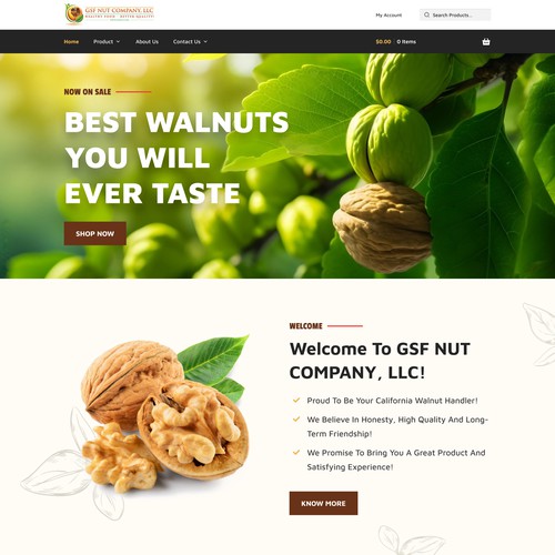 Organic Walnuts Home Page