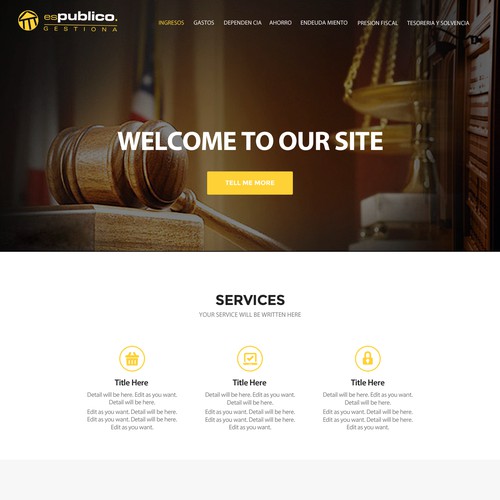 Website design