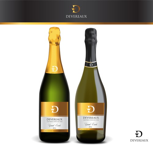 label for sparkling wine