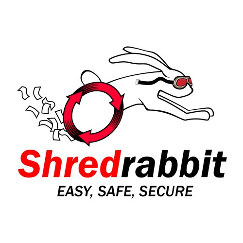 Logo concept for paper-shredding business