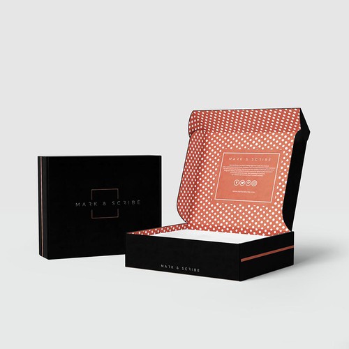 Mark & Scribe luxurious packaging box