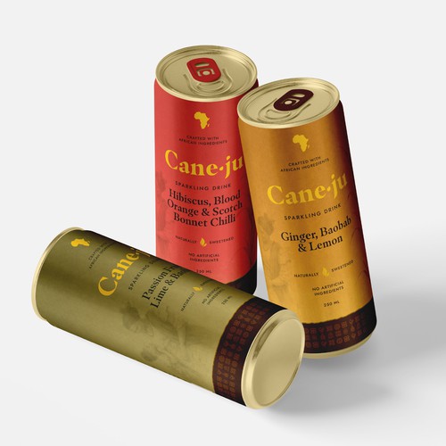 Beverage label design system for African inspired drinks