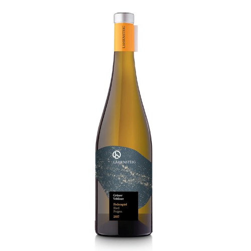 Modern wine label