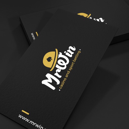 Logo and business card for MrWin