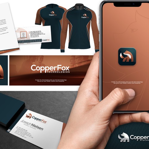 Logo Copper Fox Stationery